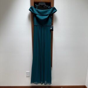 Adrianna Papell crepe chiffon gown